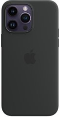 Чохол Apple Silicone Case with MagSafe для iPhone 14 Pro Max midnight